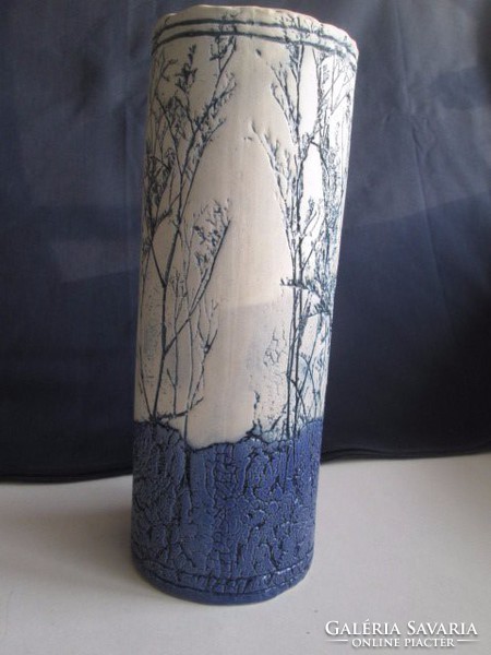 Ritka különleges porcelán antik váza art deco stílusban