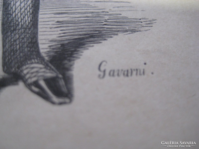 Lithography by Paul Gavarni 1804-1866