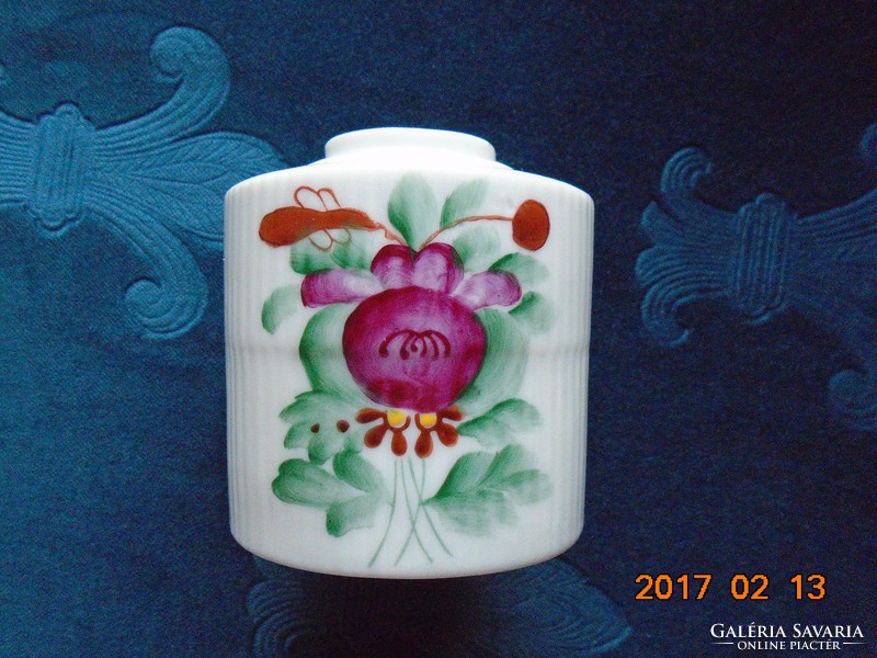 1925 Hand painted august warnecke ostfriesen rose pattern German tea herb holder
