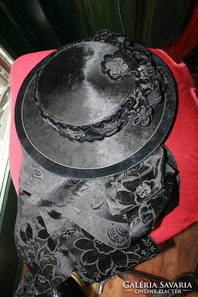 Tiroli antik női kalap