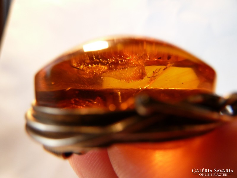 Beautifully designed amber brooch
