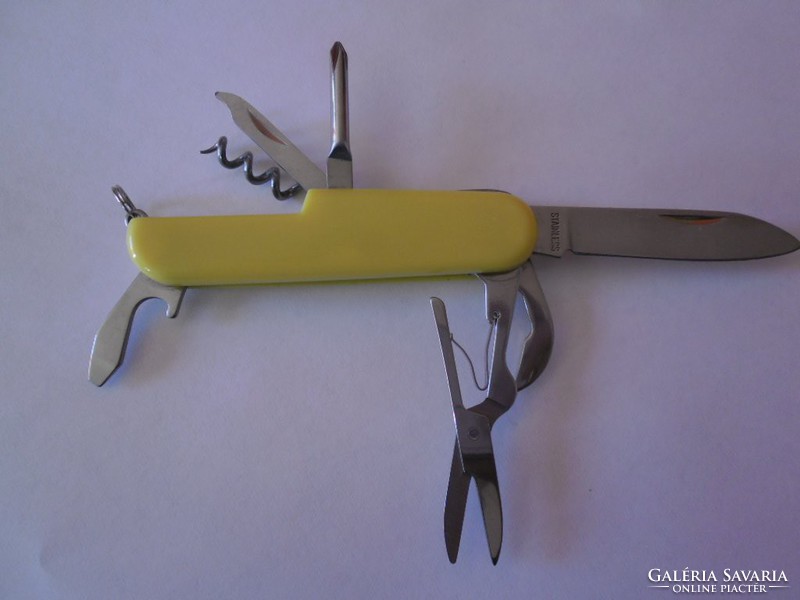 Multi-function knife with pocket knife