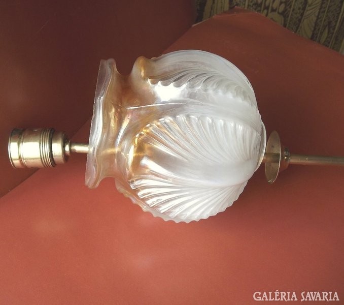 Old copper ceiling lamp