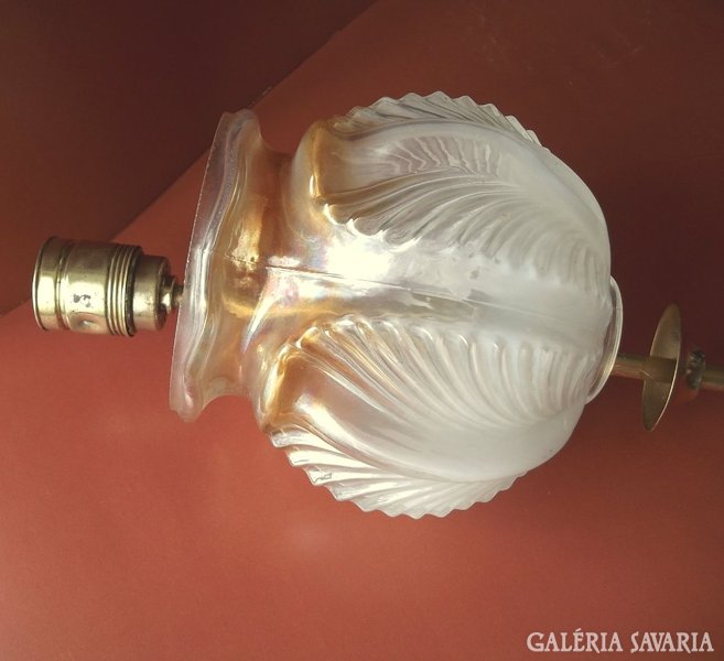 Old copper ceiling lamp