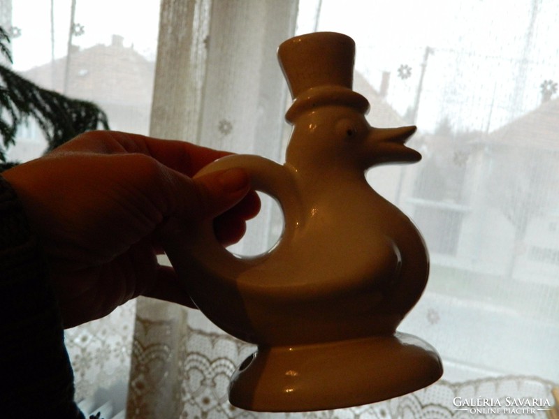 Antik porcelán kacsa lámpa test