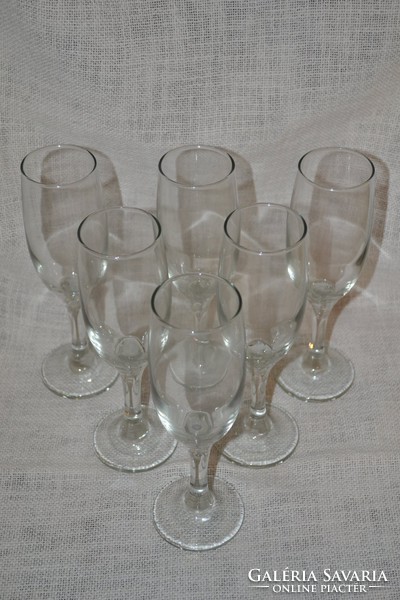 6 glasses with base (dbz 0073)