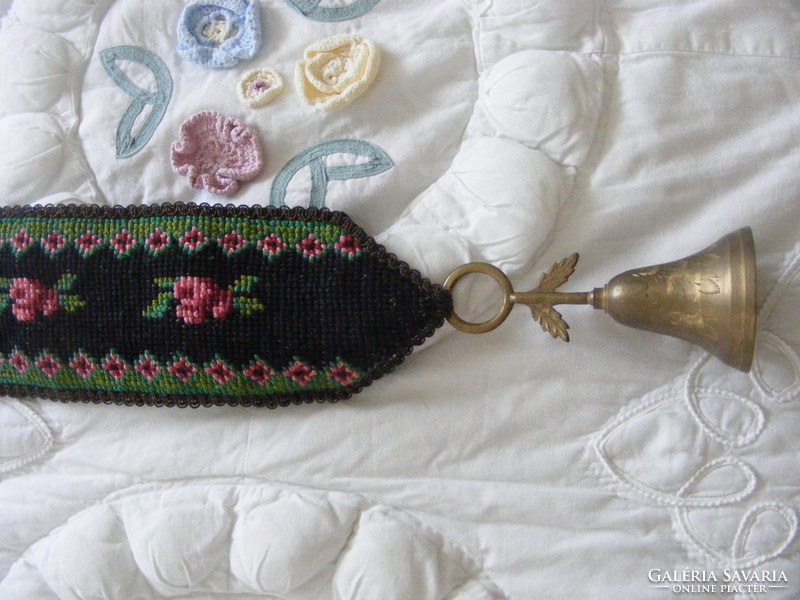 Discounted! Gobelin embroidered servant call bell