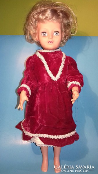 Jelzett  Palitoy baba Made In England gyűjtői darab eredeti ruha