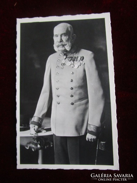Emperor Franz Joseph real photo photo marked