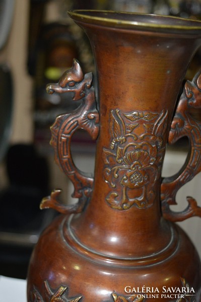 Chinese copper vase