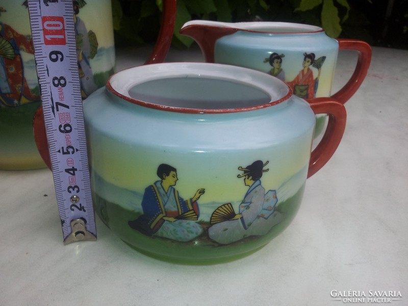 Japanese geisha tea set