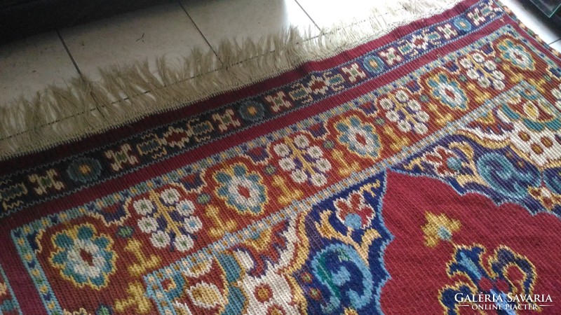 Huge antique needlework kelim tapestry !!