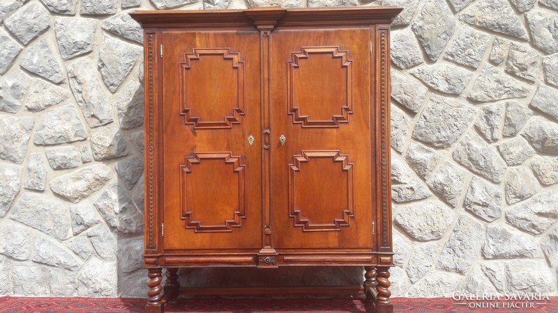 Antique multi-shelf chest of drawers serving lawyer filing file