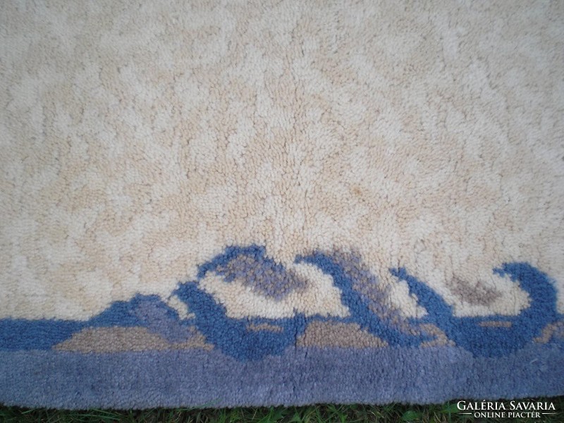 Hand-woven carpet, tapestry