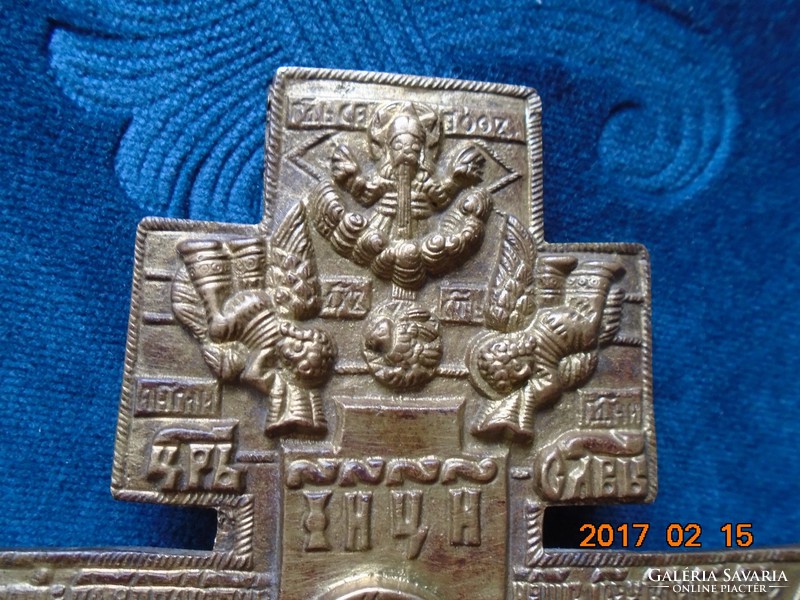 17-19 Sz bronze Russian Orthodox cross