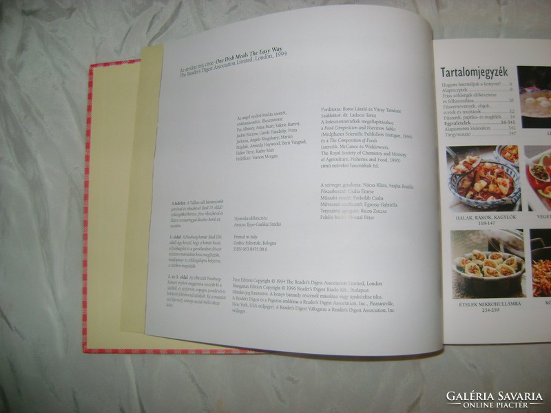 Ízek a világból - egytálételek - 1994 - újszerű szakácskönyv