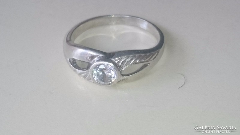 Ezüst cirkonköves gyűrű 925 