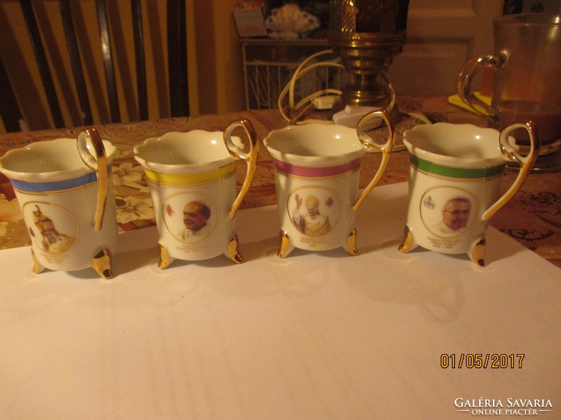 4 személyes különleges porcelán kávéskészlet