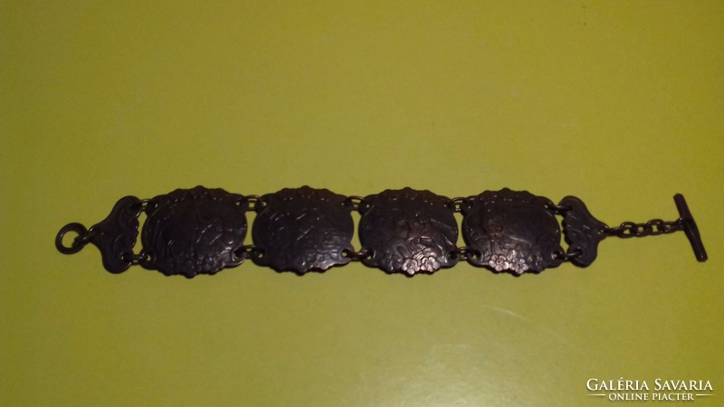 Retro copper bracelet scene