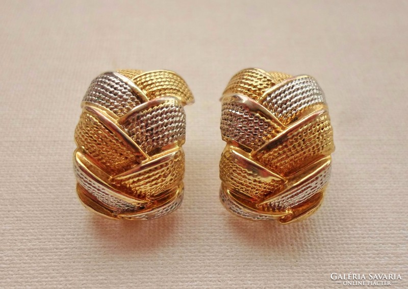 Beautiful special antique gold plated earrings