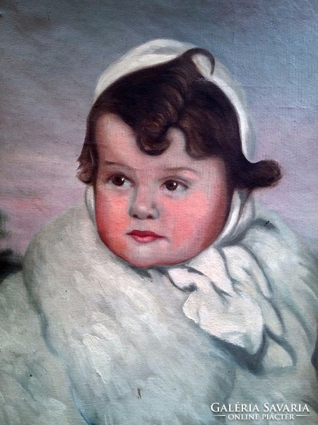 Lányka portré 1951-ből