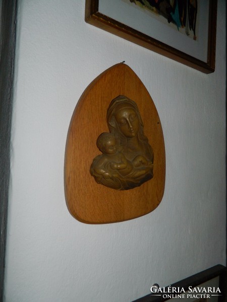 Old wall object - the holy family