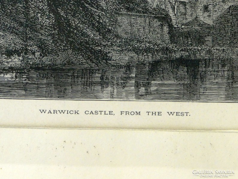 0L861 Edward Whymper : Warwick kastély metszet
