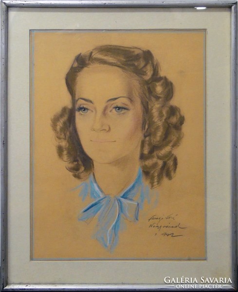 0L876 Faragó Ferenc : Női portré 1942
