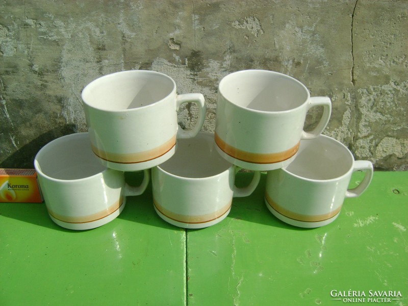 Five teacups together