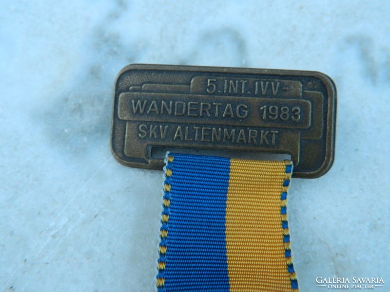 Wandertag 1983 skv altenmarkt badge - medal