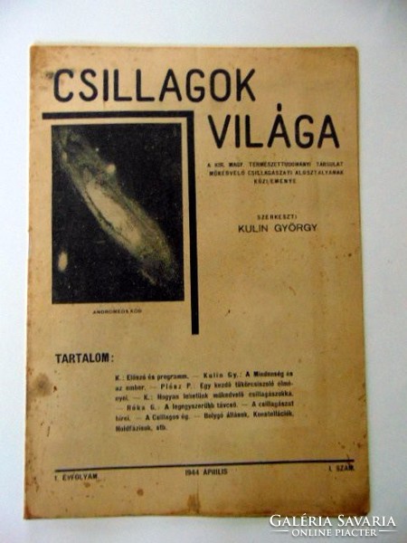 CSILLAGOK VILÁGA	1944	április