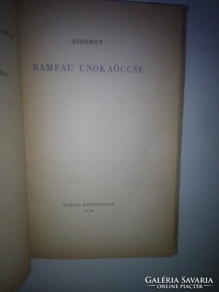 Denis Diderot: Rameau unokaöccse (1958)
