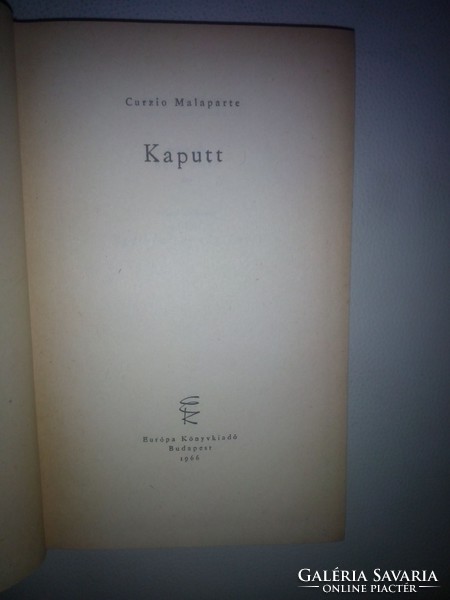 Curzio Malaparte: Kaputt (1966)