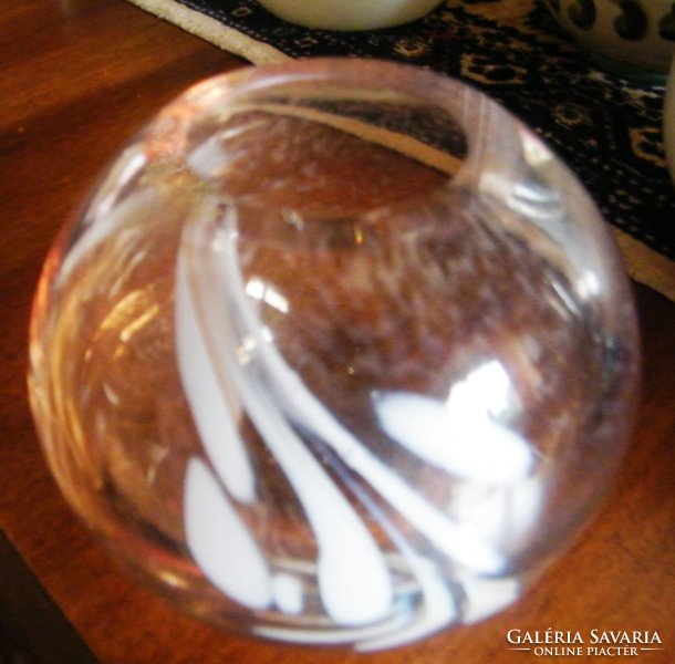 Kristály gömb váza