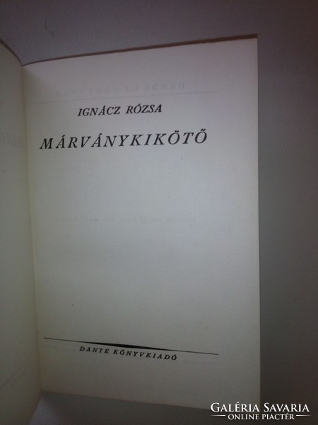 Ignácz Rózsa: Márványkikötő (1947)