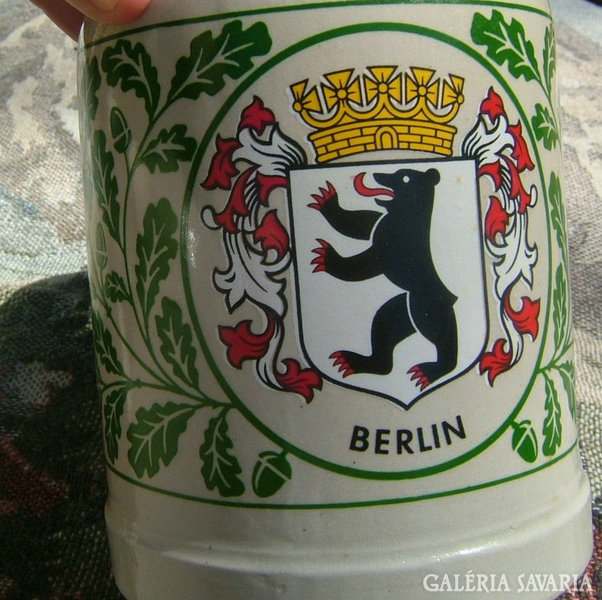 Pair of old marked West German beer mugs