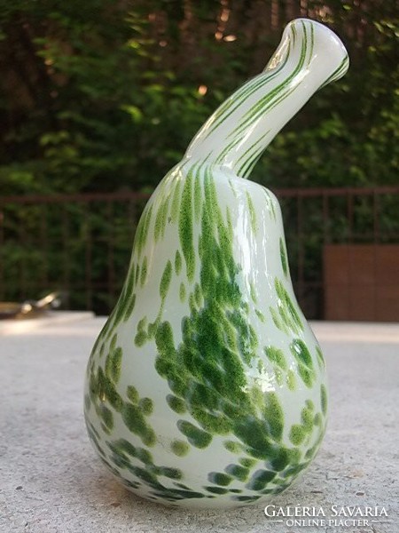 Huta üveg-palack-váza  fonalas díszítéssel-gyűjteménybe,ajándékba is