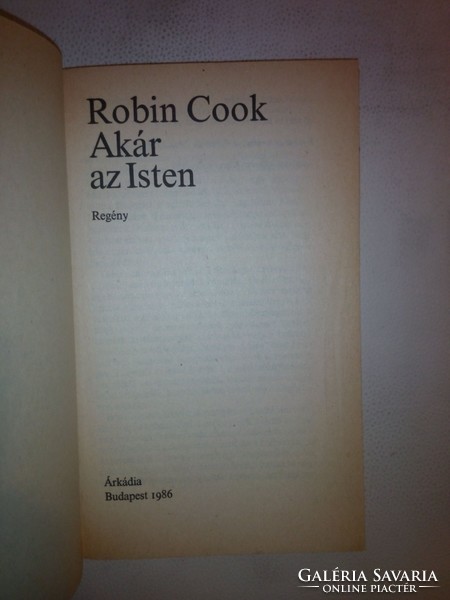 Robin Cook: Akár az Isten (1986)