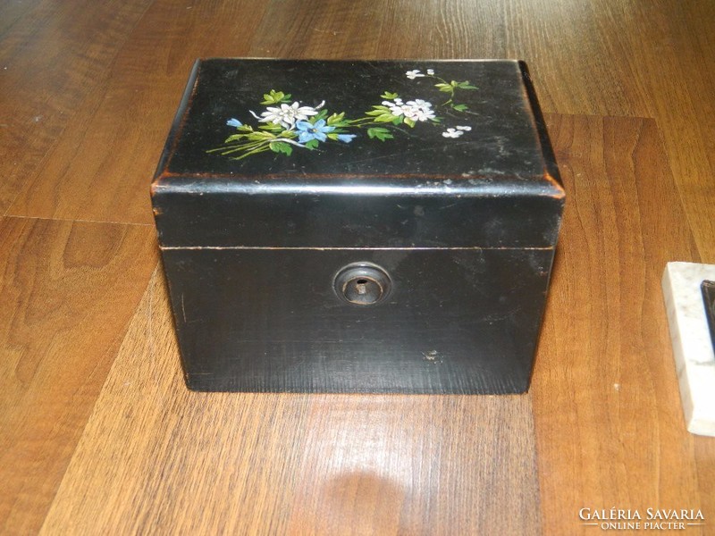 Antique hand-painted chest - box