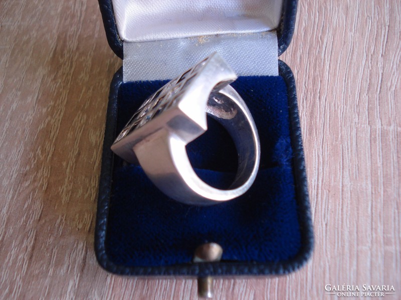 Designer ezüst gyűrű