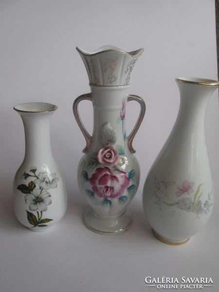 3 db német hibátlan porcelán váza olcsón
