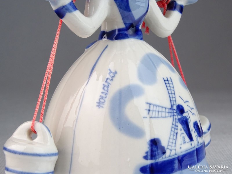 0M640 Holland porcelán vízhordó lány figura 12 cm