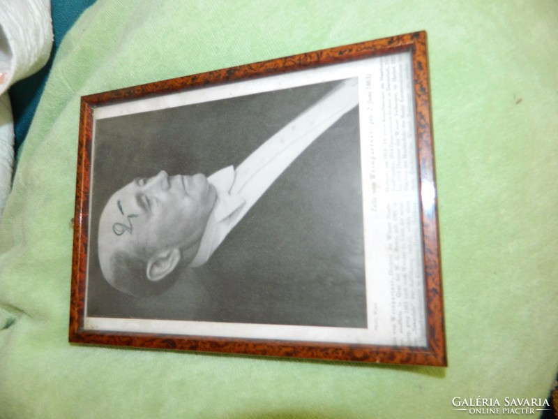Antique frame - photo holder inside felix von weingartner photo