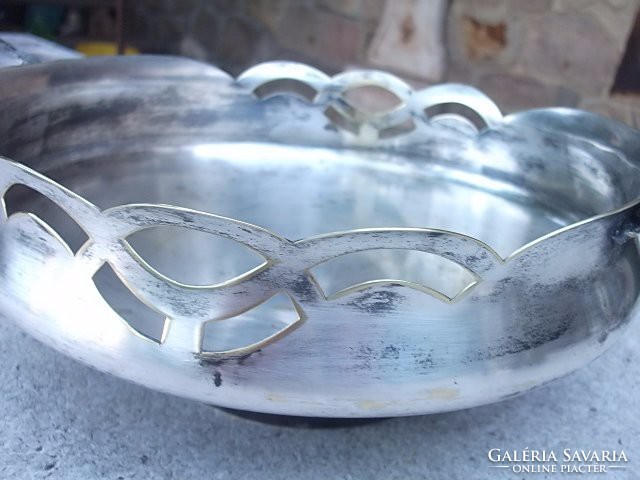Silver-plated Art Nouveau table serving, centerpiece,