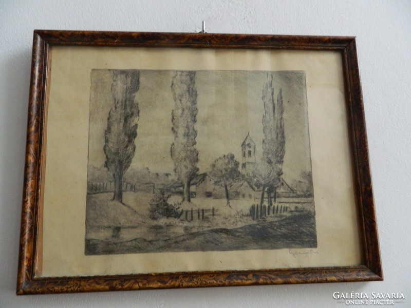 Antique marked drawing