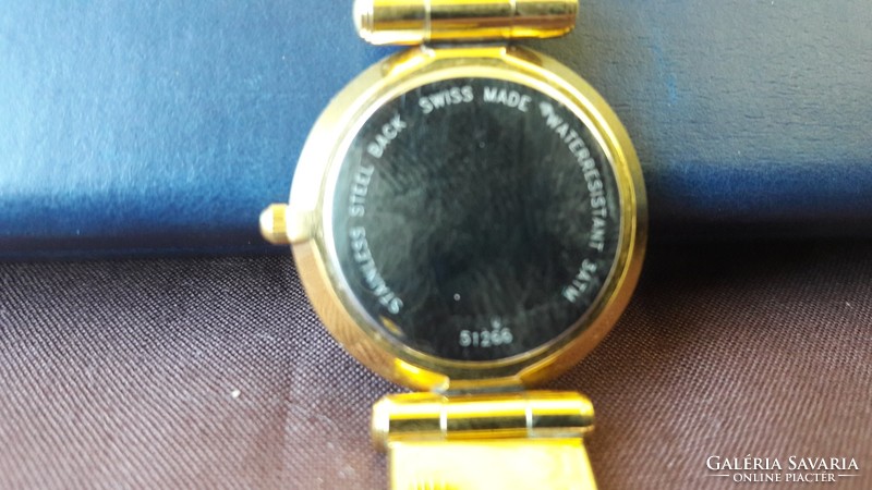 Edox gold-plated women's Swiss watch