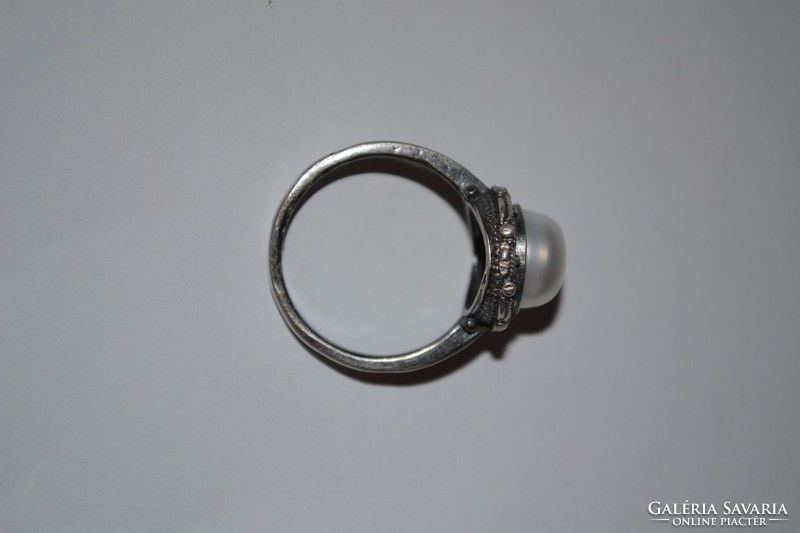 Ezüstözött gyűrű