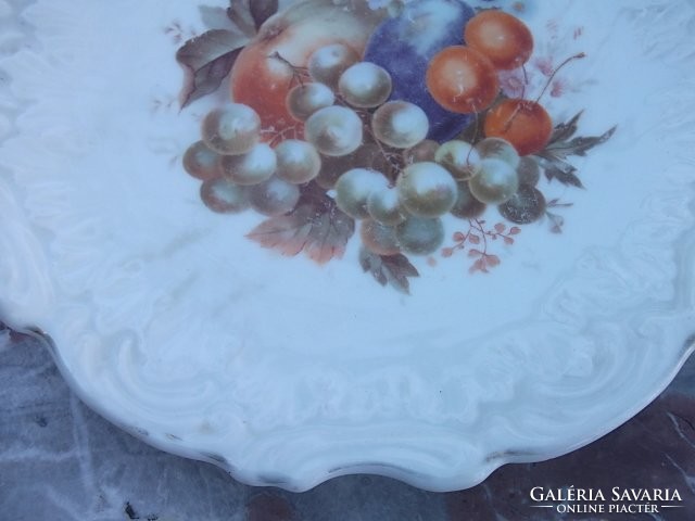 Gyönyörű gyümölcsmot.antik süteményes-kínáló tányér