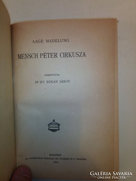 Aage Madelung: Mensch Péter cirkusza (1919)