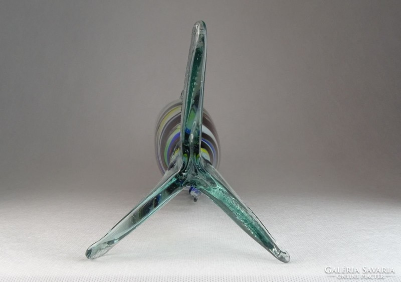 0N073 Muránói jellegű üveg díszhal 41.5 cm